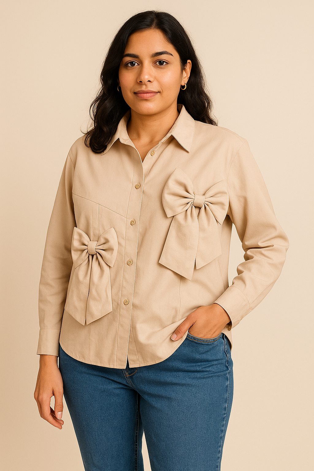 BIG BOW SHIRT