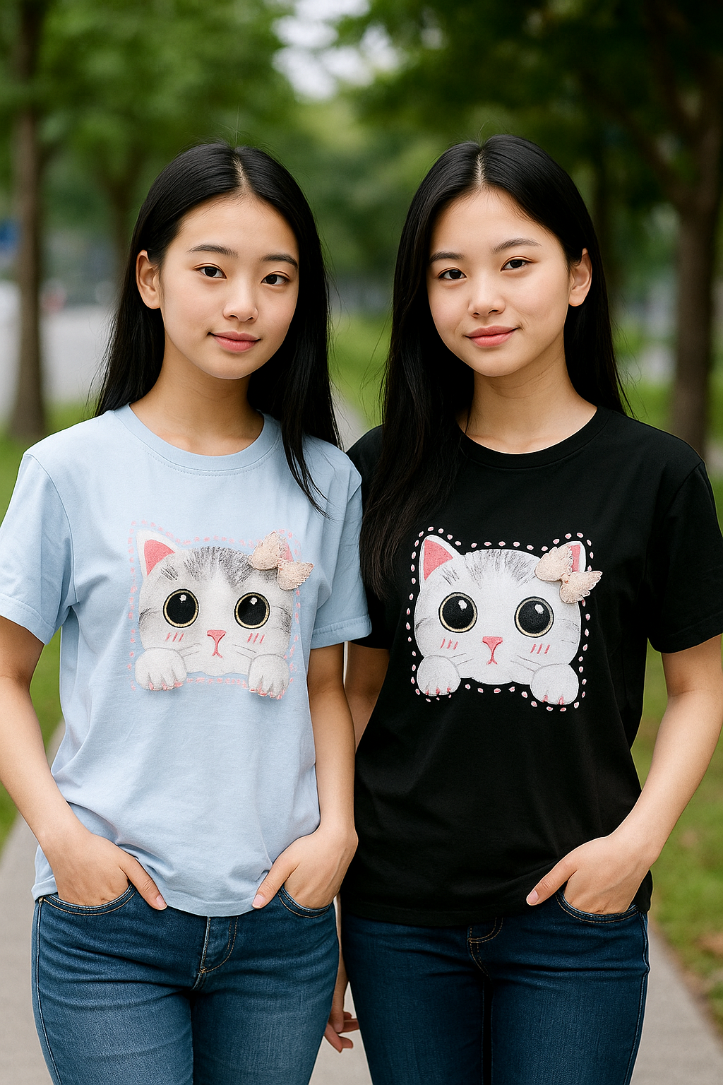 CUTE CAT TSHIRTS